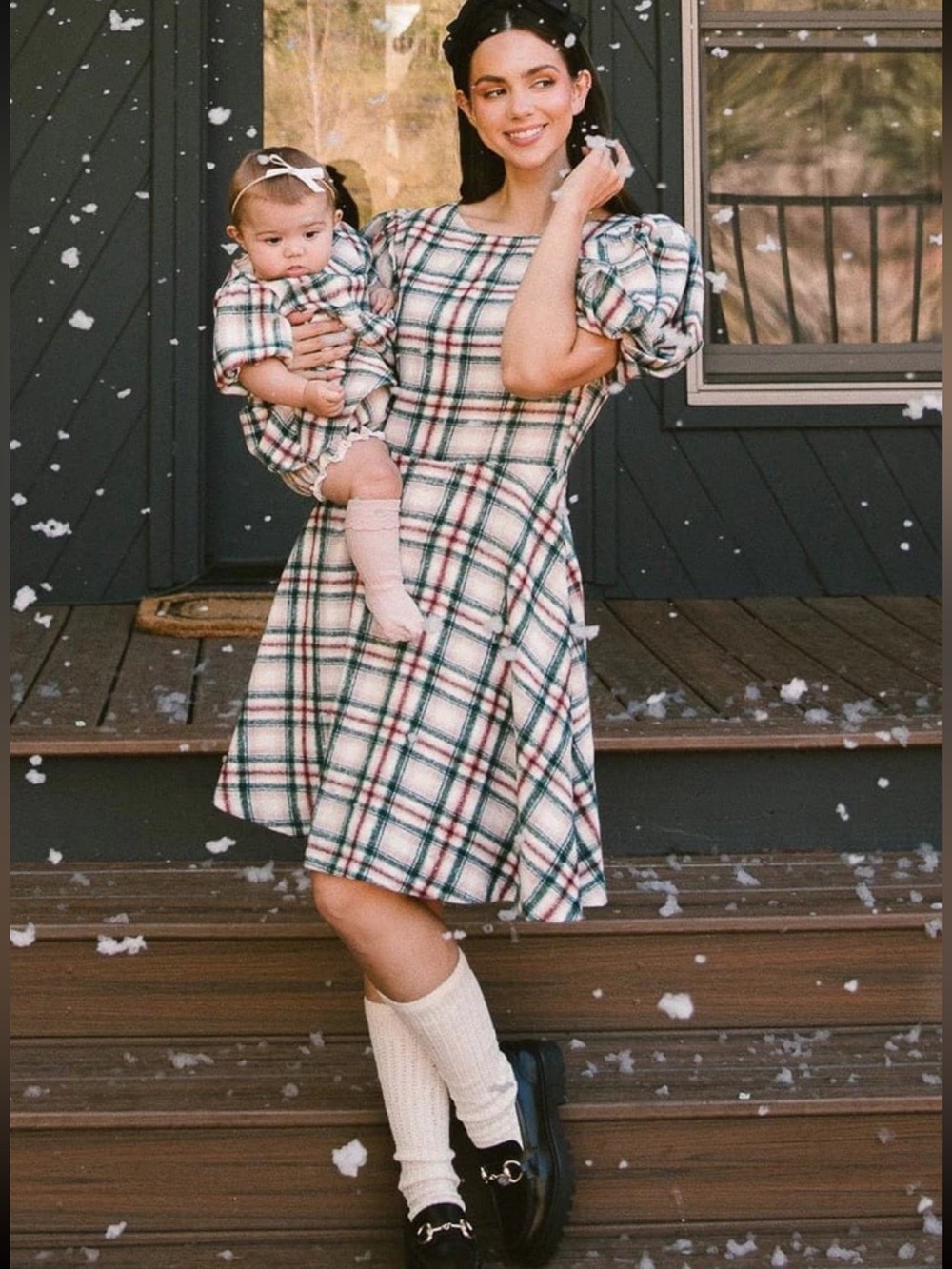 Ivy City Co. Molly Plaid flair dress, size S
